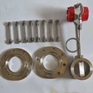 LPGガス過熱Ste用4-20mAパルスデジタルガス/空気流量計メタン窒素渦流量計 - Product Image 5