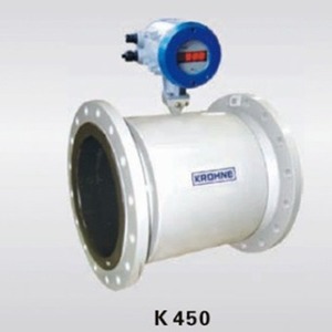 เครื่องวัดการไหลแบบแม่เหล็กไฟฟ้า Krohne K450 รุ่น 0.031.3 Mh สำหรับวัดน้ำ  วัสดุเหล็กกล้าคาร์บอนและสแตนเลส - Product Image 1