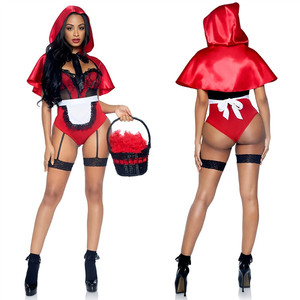 TV y película Sexy erótico mujeres Caperucita Roja disfraces ropa Anime Cosplay conjuntos de lencería al por mayor - Product Image 2