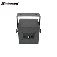 2 enceintes DJ professionnelles coaxiales mini rectangulaires passives en néodyme de 5 pouces