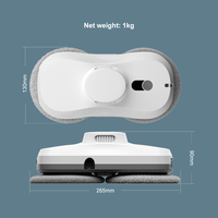 Robot Pembersih Kaca Tanpa Sentuhan Tangan Menghemat Waktu untuk Kehidupan/Hal Tertentu Sehari-hari, Pembersihan Otomatis Cepat & Deteksi Tepi untuk Gedung Pencakar Langit & Interior Rumah