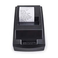 Impresora Térmica Directa de recibos POS negra de 58mm con papel térmico RS232/USB + Bt/USB de Stock