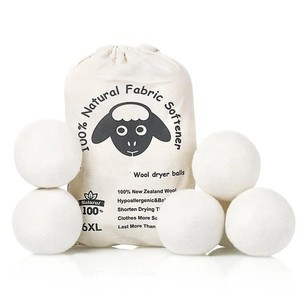 Boules de séchage en <span class=keywords><strong>laine</strong></span> 100 % <span class=keywords><strong>pure</strong></span> biologique de Nouvelle-Zélande, écologiques, réutilisables, pour machine à laver, prix usine abordable - Product Image 1