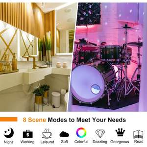 Lampadina LED Intelligente Antela MR11 5W, Controllo Wi-Fi via App, Dimmerabile RGB, Luce Bianca, Montaggio a Soffitto, Corpo in Plastica, Durata 25000 Ore, 110V - Product Image 3