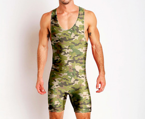 Singlet gulat poliester tanpa lengan, cepat kering, menyerap keringat, sablon custom, seragam tim sublimasi, bernapas, untuk musim panas - Product Image 3