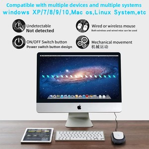 เมาส์เกมออปติคอล gnling ป้องกันการนอนหลับของคอมพิวเตอร์ล็อคหน้าจอด้วยการเคลื่อนไหวอัตโนมัติผ่านตัวรับสัญญาณ USB และสายเคเบิล Type C ในสต็อก - Product Image 4