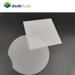 Sunplas lembaran plastik diffuser led akrilik ps polistiren 1.5mm untuk perlengkapan lampu langit-langit