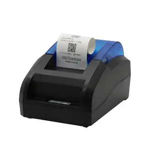 Imprimante thermique portable de tickets de caisse 58mm, facile à transporter, pour caisse, avec interface pour tiroir d'argent