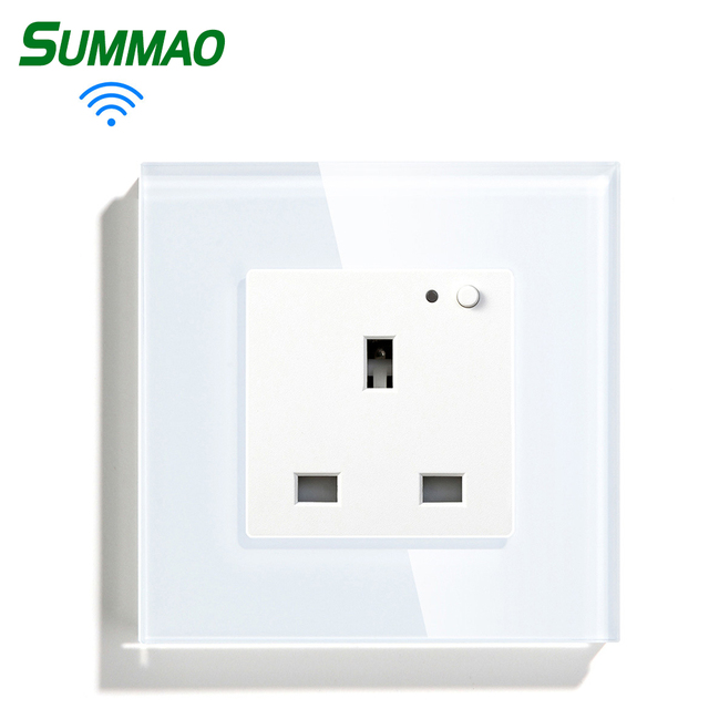 Wholesale UK Standard Smart Home Automation Wifi Socket in Wall Smart Tuya Wifi Plug Socket