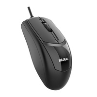 Souris optique filaire USB BAJEAL D2 pour jeux, câble de 1,5 m, 3 boutons 3D, accessoires pour ordinateur portable, souris ergonomique pour le bureau et la maison, en stock