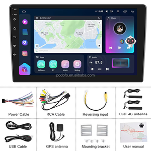Radio para Auto Android Podofo de 8 Núcleos, 8+128GB, 2 Din, Pantalla QLED de 10.1 Pulgadas, Carplay, Android Auto, DSP, GPS de Alta Resolución, WIFI, 4G LTE, BT, OBD2, DAB, OEM de Fábrica - Product Image 6