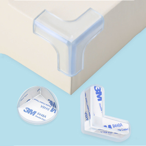 Protezioni angolari protezione per mobili in plastica morbida protezione trasparente di sicurezza per tavolino in <span class=keywords><strong>vetro</strong></span> per armadietto - Product Image 3