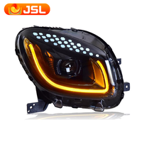 JSL Adapté aux Mercedes-Benz Smart 15-20, phare de haute qualité W451 W453 2014-2020, phare à diode électroluminescente, rétrofit
