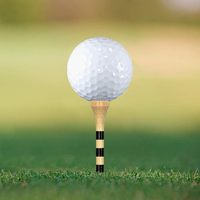 Tees de golf en bambou de haute qualité OEM multi-tailles durables Tee en bois de golf personnalisé direct d'usine