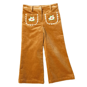 Ultimo Stile 2026 Set di <span class=keywords><strong>Abbigliamento</strong></span> per Ragazze in Velluto a Coste 100% Cotone Chic Autunno Inverno Manica Lunga Ecologico - Product Image 2