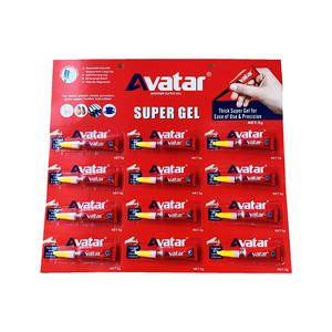 Paquete de 12 Unidades de Pegamento de Cianoacrilato Líquido Transparente en una Sola <span class=keywords><strong>Tarjeta</strong></span>, Fácil de Usar para Vidrio y Metal - Product Image 2