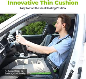 Coussin de siège de <span class=keywords><strong>voiture</strong></span> en mousse à mémoire de forme souple à haute densité, conception de <span class=keywords><strong>cale</strong></span> de conducteur confortable et dossier surélevé - Product Image 3