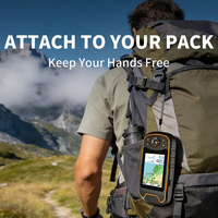 GPS de Mano A8 para Senderismo, GPS Satelital con Latitud y Longitud, Mapa Mundial Integrado, Navegación por Puntos de Referencia, Medición de Área para Actividades al Aire Libre