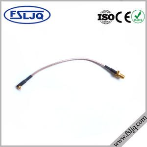 Câble à fibres optiques à haute fréquence 6 GHz certifié CE, vente chaude, RG316 RG178, câble de raccordement, SMA femelle, bulkhead MCX/MMCX - Product Image 4