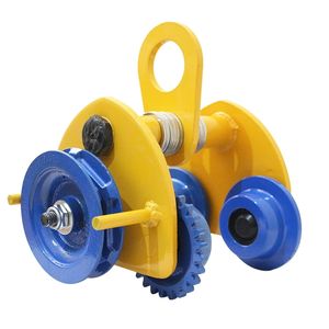 Kerekan Elektrik Manual 10 Ton Kualitas Tinggi Troli Dorong Tangan untuk Mengangkat Peralatan Kerekan - Product Image 4