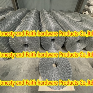 2.0mm Hot Dipped Galvanized Steel Pipeline Counterweight Welded <b>Mesh</b> for Offshore Oil Pipeline Coating HANGSHUN Brand - Product Image 4