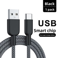 Câble USB-A Type-C personnalisé avec logo, couleur macaron, en nylon tressé, charge rapide, transfert de données, compatible téléphone portable, longueur personnalisable