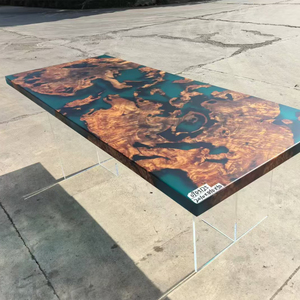 Sang trọng hình chữ nhật thiết kế Epoxy bảng bảng Bàn cafe cà phê nhà bếp nhà hàng - Product Image 4