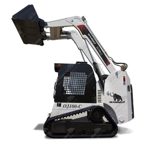Mammut Compact Skid Steer Loaderrubber Track Type Cargador frontal chino 25hp 27hp Epa Engine <span class=keywords><strong>Mini</strong></span> Skis Steer Loader para la venta - Product Image 3