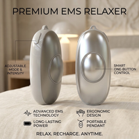 Appareil portable d'aide au sommeil à micro-courant, technologie de sommeil par micro-courant, 10 sons naturels, rechargeable, soutien au sommeil pour adultes, cadeau