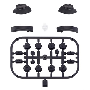 Botones de Repuesto Negros Suaves al Tacto, Teclas de Dirección ABXY, Botones de Activación SR SL L R ZR ZL, Juego Completo de Botones para Reparación de NS Switch - Product Image 1