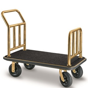 不锈钢酒店铁制服务衣架行李车酒店推车酒店大堂行李车,行李车