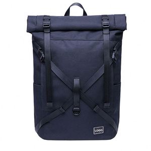 2025 Hot Custom Logo Roll Top <b>Backpack</b> Waterproof Material Business <b>Men</b> Day Pack Bag Travel <b>Laptop</b> <b>Backpack</b> - Product Image 1