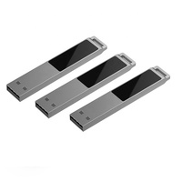 Clé USB Lumineuse Personnalisée avec Logo LED, Clé USB Métallique Promotionnelle Lumineuse 32 Go 64 Go 128 Go, Cadeau d'Affaires USB 2.0 Longue Portée
