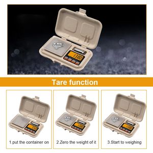 Genaues 200g 0,01g LCD-Display mit digitaler Taschen stahl waage OEM/ODM zum Wiegen von Unzen/Körnern aus Kräuter lebensmittels chmuck - Product Image 6