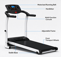 Tapis roulant électrique pliable avec écran LCD et haut-parleurs, équipement d'exercice cardio pour la maison et la salle de sport