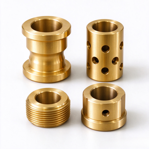 บูชชิ่งแบบกำหนดเองด้วยเครื่อง CNC 5 แกน, ปลอกอะลูมิเนียมแบบมีหน้าแปลน, ปลอกเพลาทองเหลืองแบบกลวงสำหรับเครื่องจักรอุตสาหกรรม - Product Image 2