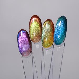 Caili – Gel de Base <span class=keywords><strong>noir</strong></span> <span class=keywords><strong>pailleté</strong></span> pour ongles, nouvelle beauté, magnifique effet flash, œil de chat - Product Image 5