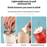 Machine de scellage manuelle jetable professionnelle pour canettes et bouteilles PET de 330 ml/500 ml pour boissons gazeuses et thé au lait – Vente en gros