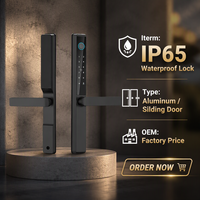 Serrure numérique étanche IP65 QLEUNG S960 avec empreinte digitale, carte, mot de passe, application Tuya, Wi-Fi Cloud, déverrouillage multiple pour la maison et le bureau