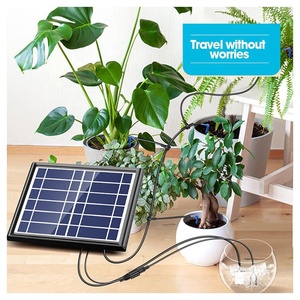 Système d'<span class=keywords><strong>arrosage</strong></span> <span class=keywords><strong>automatique</strong></span> anti-siphonnage des plantes Kit d'irrigation goutte à goutte solaire à écran numérique pour plantes en pot - Product Image 6