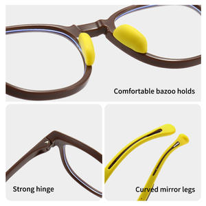Mode Silicone Enfants <span class=keywords><strong>Bleu</strong></span> Ray Cut <span class=keywords><strong>Ordinateur</strong></span> Lunettes <span class=keywords><strong>Filtre</strong></span> À Lumière Bleue Anti Lumière Bleue Blocage Lunettes pour Enfants - Product Image 5