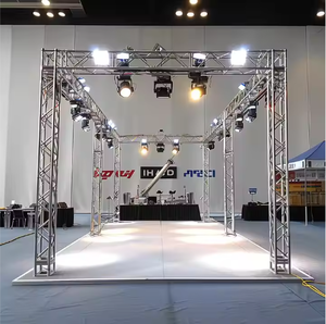 Sistema de construcción de armadura de acero para techo plano portátil ESI, recubierto de polvo, duradero, resistente a la intemperie para escenario, hecho de aluminio - Product Image 1