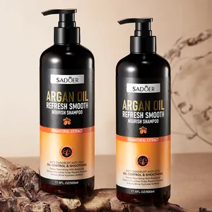 SADOER Private Label OEM Nature Organic Rich Care Hair High Nutrition argan oil Collagen Hair Shampoo