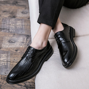 รองเท้าผู้ชายระบายอากาศได้ดีสำหรับฤดูร้อนปี 2026 รองเท้าหนังลำลองสำหรับเพื่อนเจ้าบ่าวและงานแต่งงาน รองเท้าทางการสำหรับชุดสูท - Product Image 1