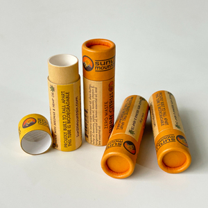 ลิปบาล์มการออกแบบย่อยสลายได้10มล. หลอดกระดาษคราฟท์รีไซเคิลได้ - Product Image 1