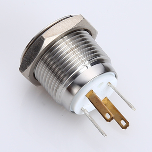 ONPOW 16mm cúpula punto verde iluminado LED interruptor de botón de Metal (GQ16B-10D/JL/G/2,8 v/S) CE RoHS - Product Image 2