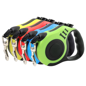 Laisse de chien rétractable automatique 3M/5M avec poignée confortable, laisse de promenade robuste pour chiens - Product Image 4