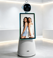 Photomaton Robotique en Libre-Service Romans Eddie Robot Roamer avec Écran Tactile 32 Pouces pour Mariages, Fêtes, Célébrations et Événements à Louer