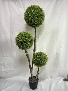 APT 2025 <span class=keywords><strong>cedro</strong></span> artificial ciprés Pino planta imitación boj topiario verde bonsái <span class=keywords><strong>de</strong></span> Guangdong para decoración al aire libre - Product Image 6