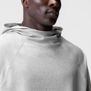 Felpe con Cappuccio Oversize Personalizzate con Ricamo 3D, Foderate, con Spalle Scese, in Tessuto French Terry, Orlo Grezzo, per Uomo - Product Image 3